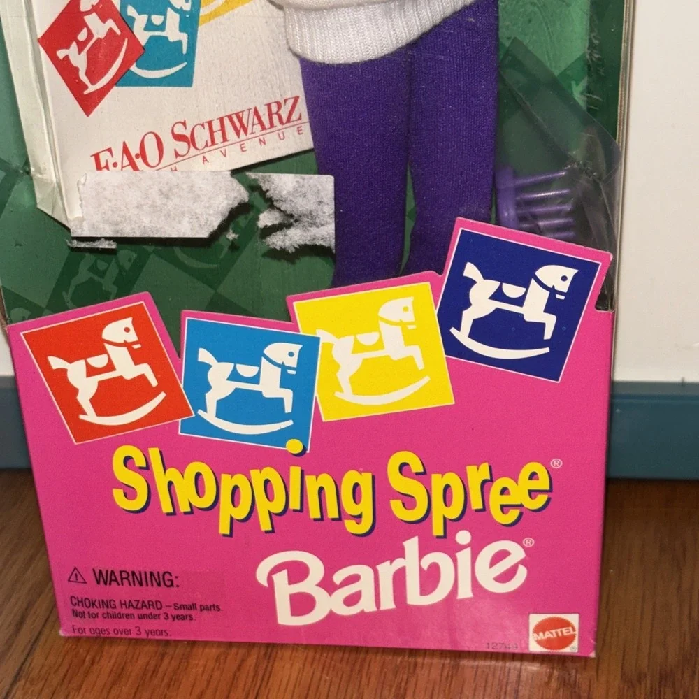 Vintage Barbie Doll Shopping Spree 12749 FAO Schwartz 80s Neon New